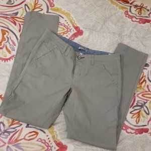 Toad&Co Grey Cotton Straight Leg Pants Sz8